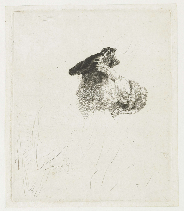  伦勃朗·梵·莱茵 Rembrandt van Rijn——看书的贵族男人2（未完成）